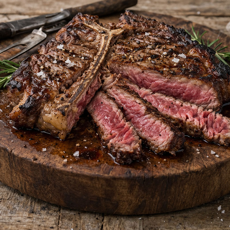 Bistecca alla Fiorentina, traditional dish from Florence