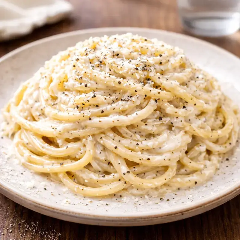 Cacio e Pepe, traditional dish from Rome