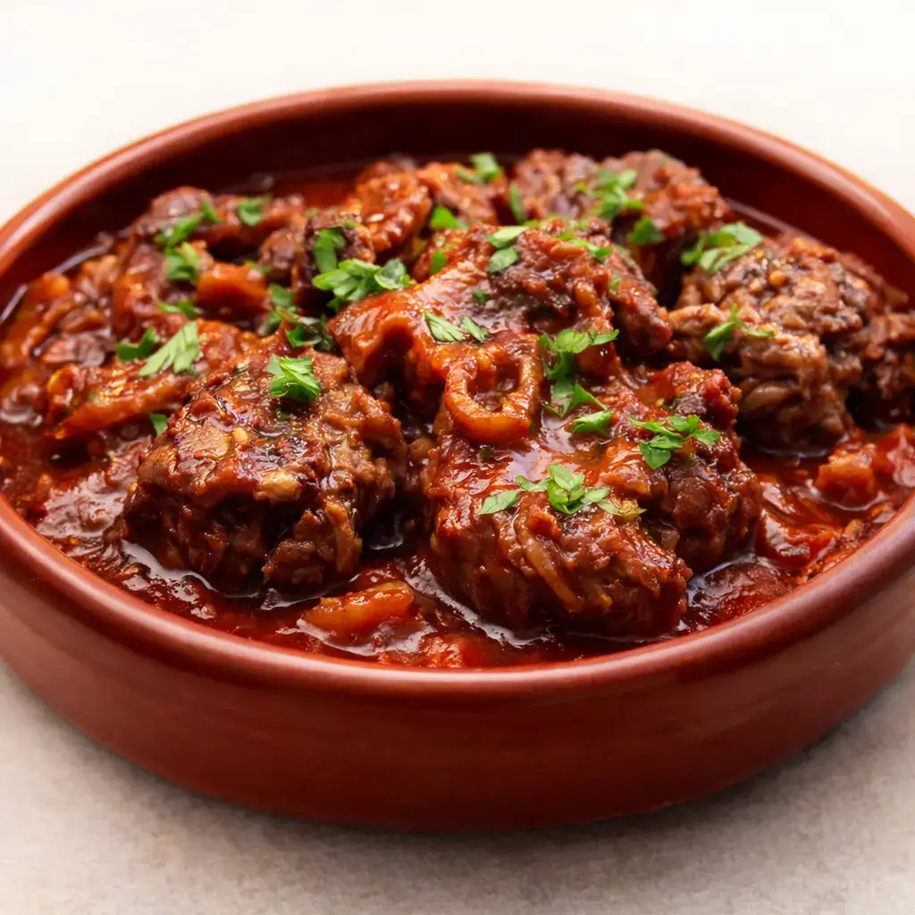 Coda alla Vaccinara, traditional dish from Rome