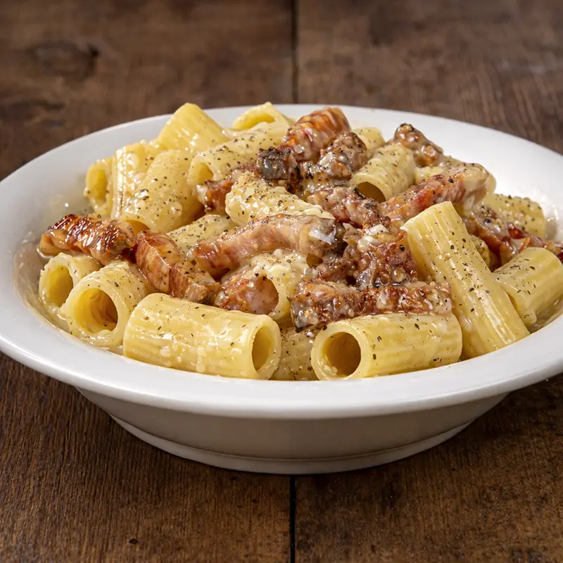 Gricia, traditional dish from Rome