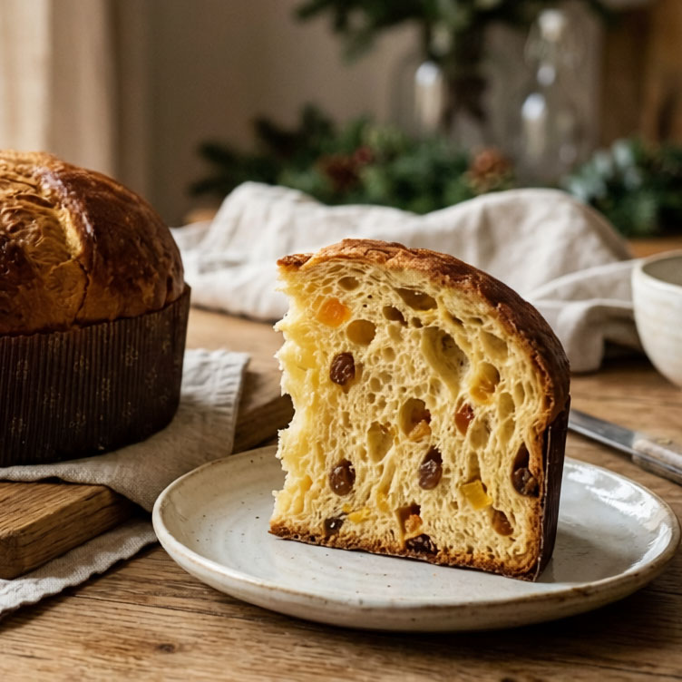 Panettone, traditional dish from Milan