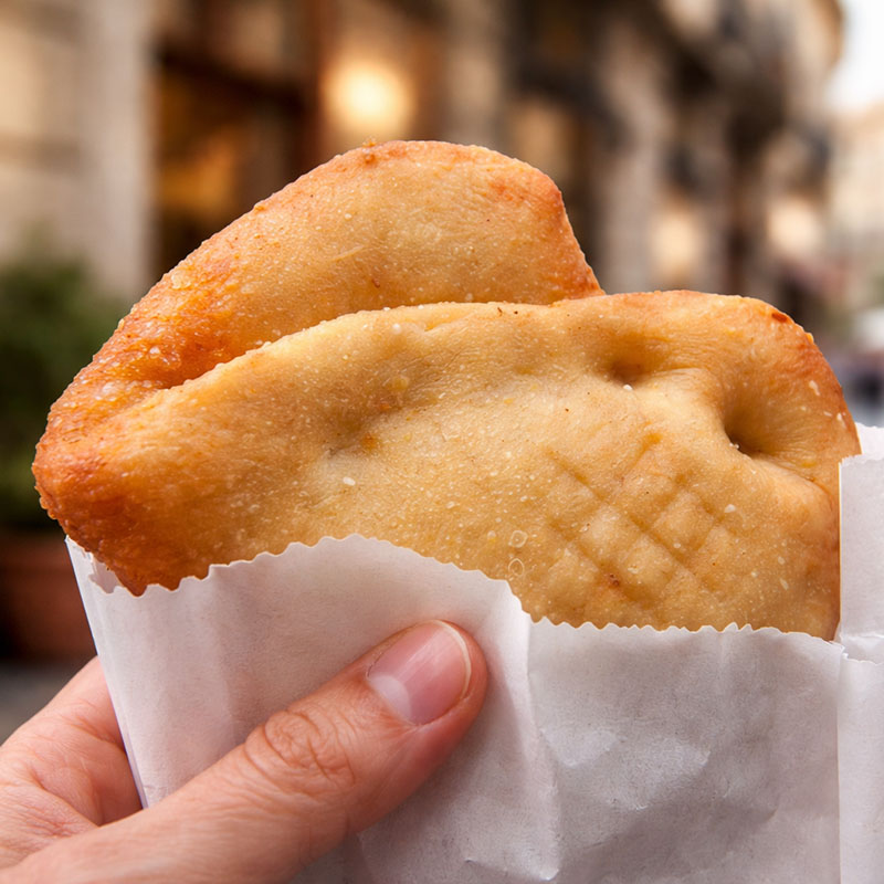 Panzerotto di Luini, traditional dish from Milan