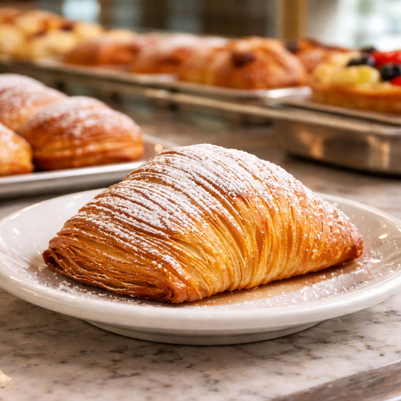Sfogliatella, traditional dish from Naples